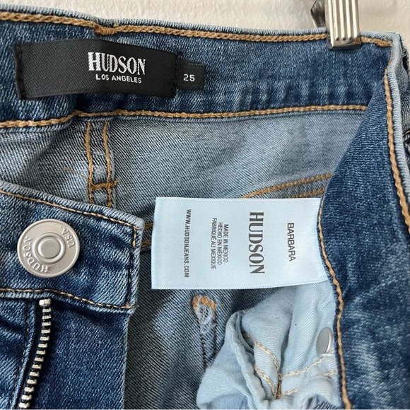 Hudson Jeans size 25 Barbara high rise cropped straight jeans - Picture 3 of 8